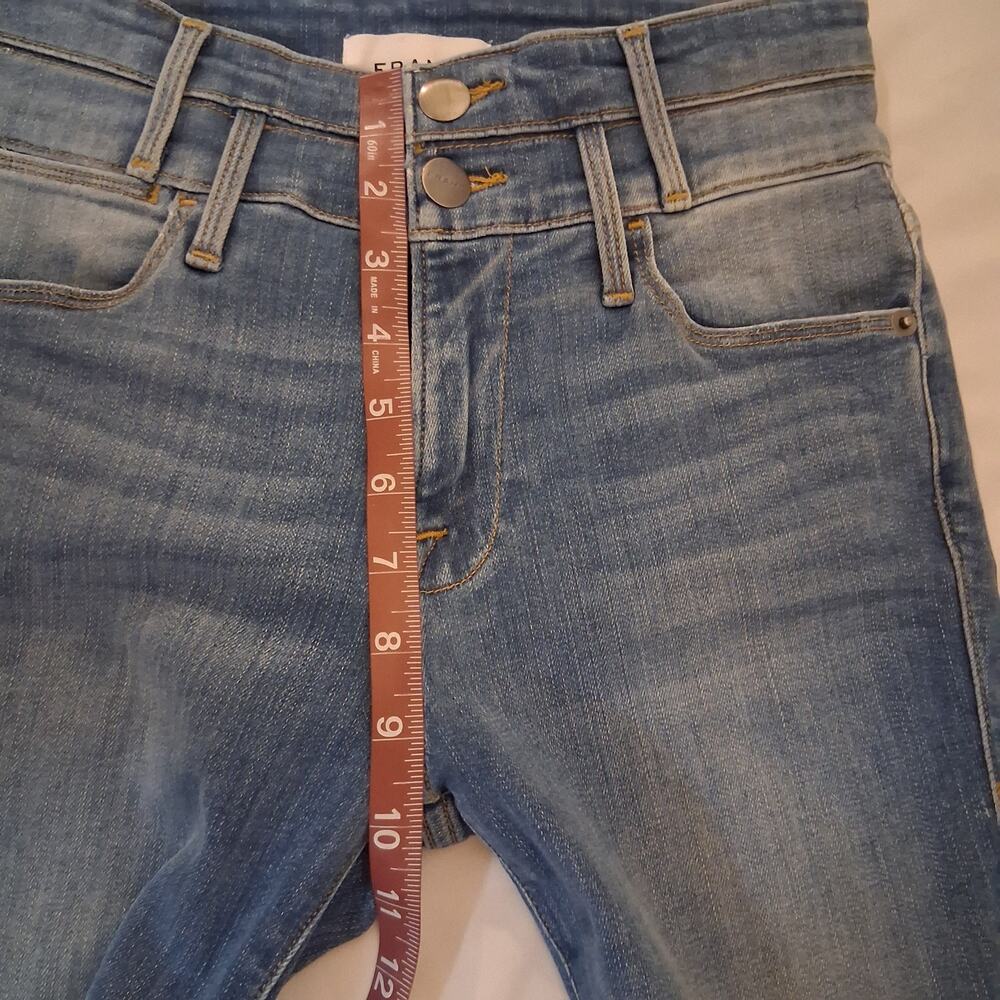 Anthropologie Frame Le High Skinny Women Jeans Medium Wash Size-26 - Picture 3 of 8
